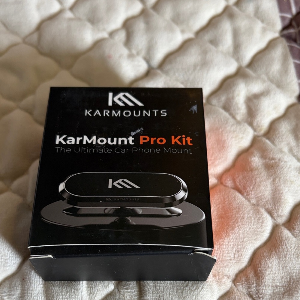 KarMount Pro Kit Car Phone Mount Holder - Black